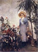 Olga Boznanska In the orangery oil painting